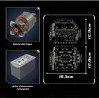 Motore V8 Funzionante - Kit di Ingegneria Dinamica | 535 pezzi