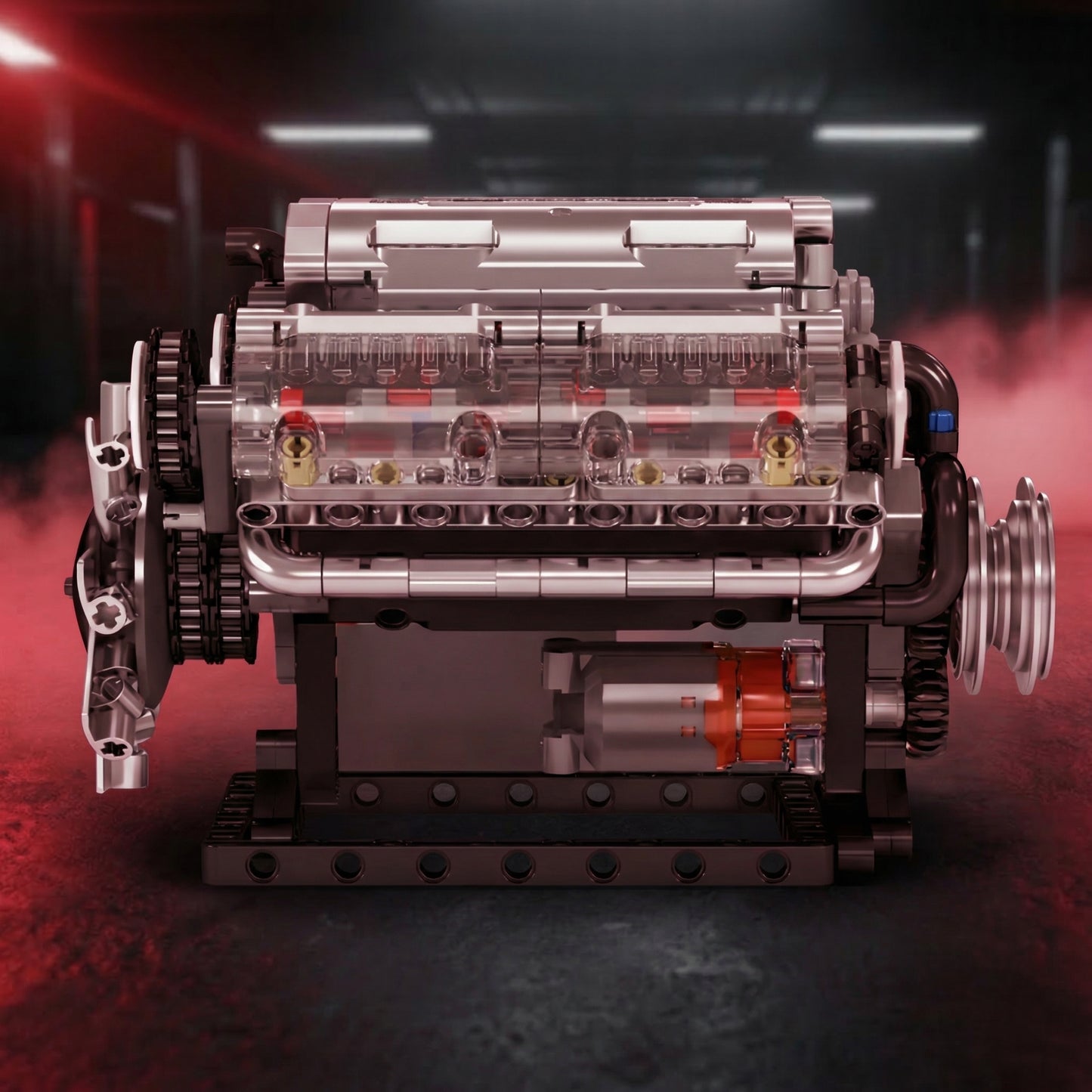 Moteur V8 Motorisé - Kit d'Ingénierie Dynamique | 535 pièces