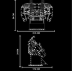 Kit de construction Volant F1 Paddock™ | 833 pièces