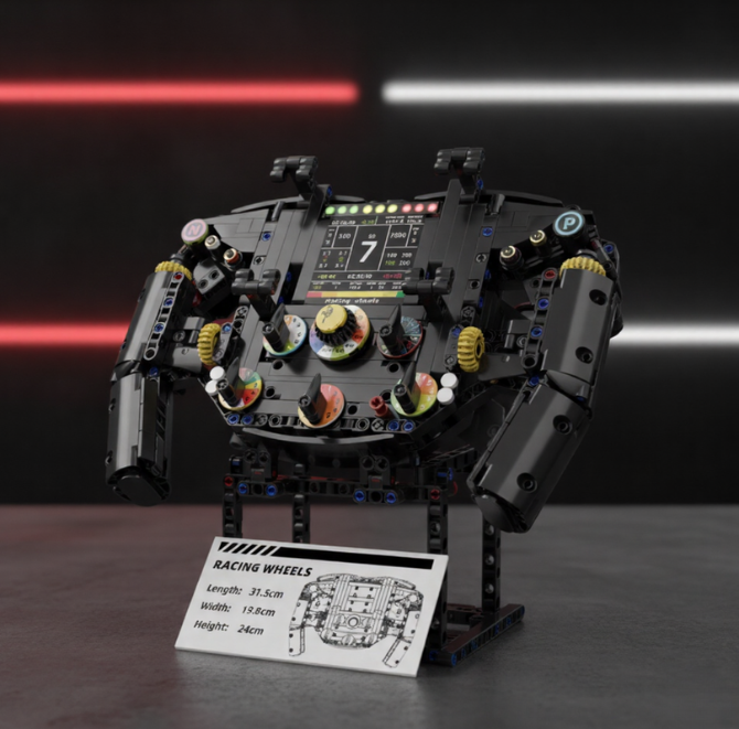 Kit di costruzione Volante F1 Paddock™ | 833 pezzi